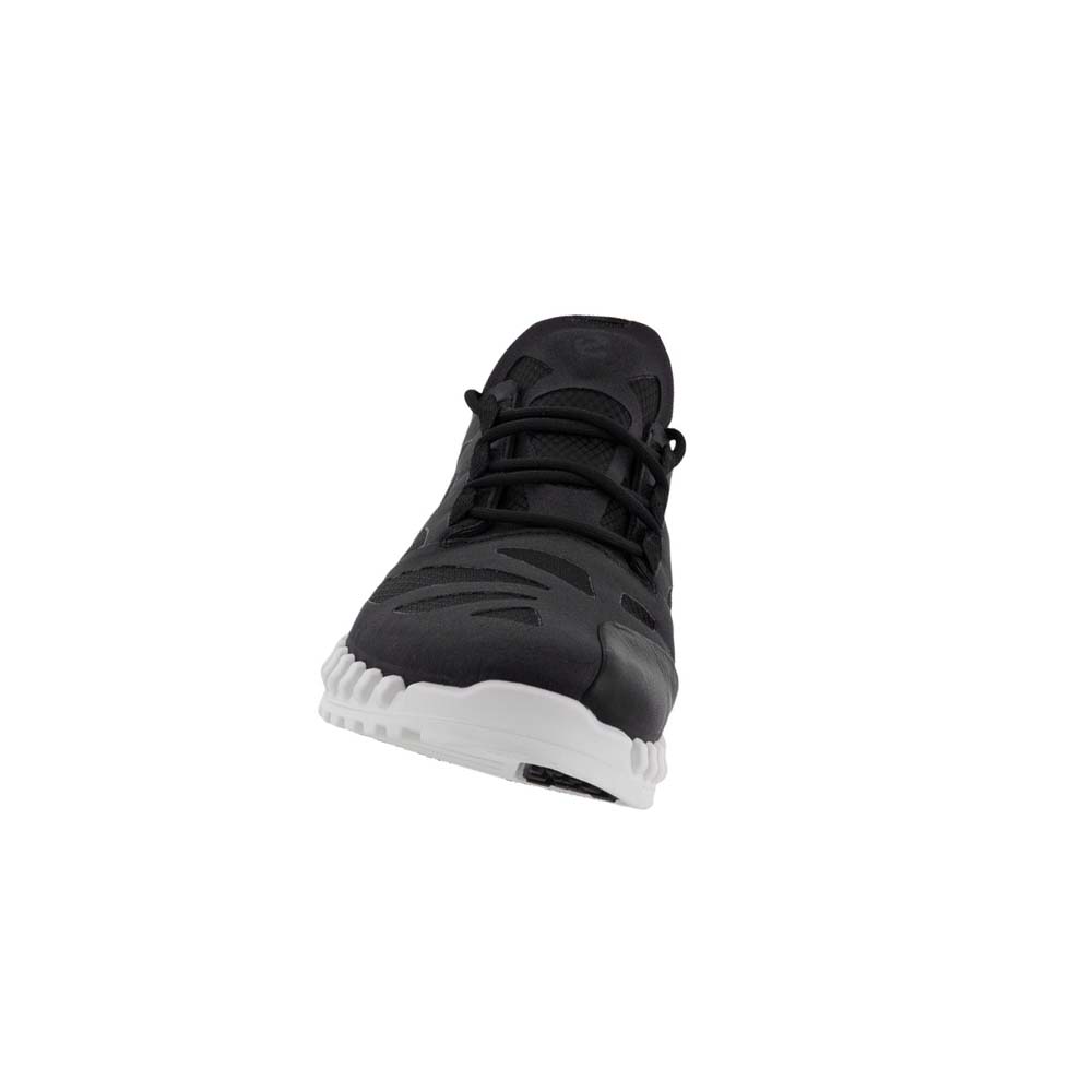 Women's Ecco Zipflex Breathru Hm Sneakers Black | USA 267YXF